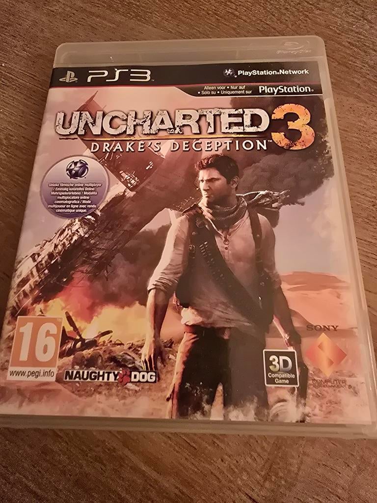Uncharted 3: Drake's Deception, Spelcomputers en Games, Overige genres, 1 speler, Ophalen of Verzenden, Zo goed als nieuw