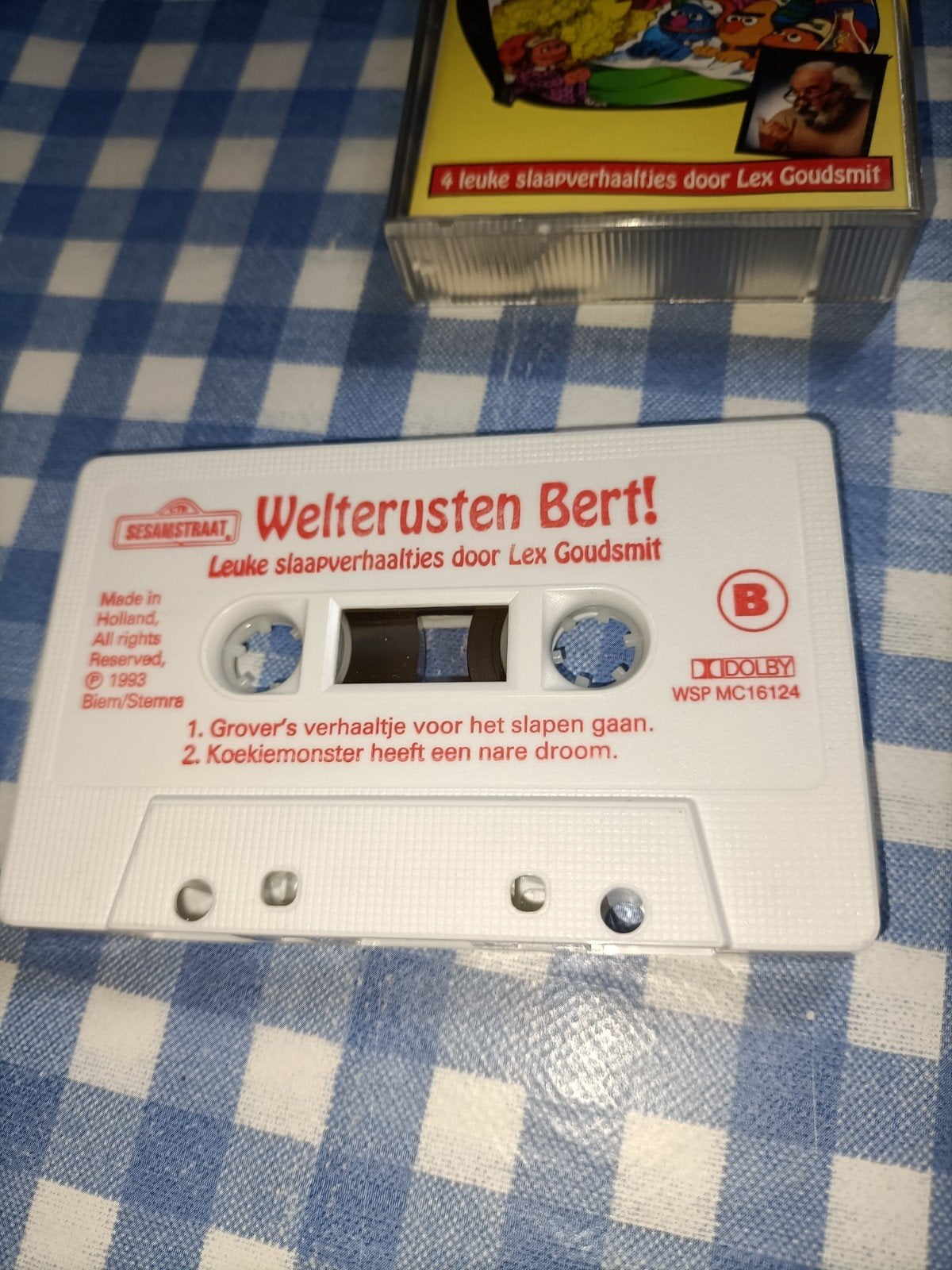 Cassettebandje Sesamstraat Welterusten Bert, Ophalen of Verzenden