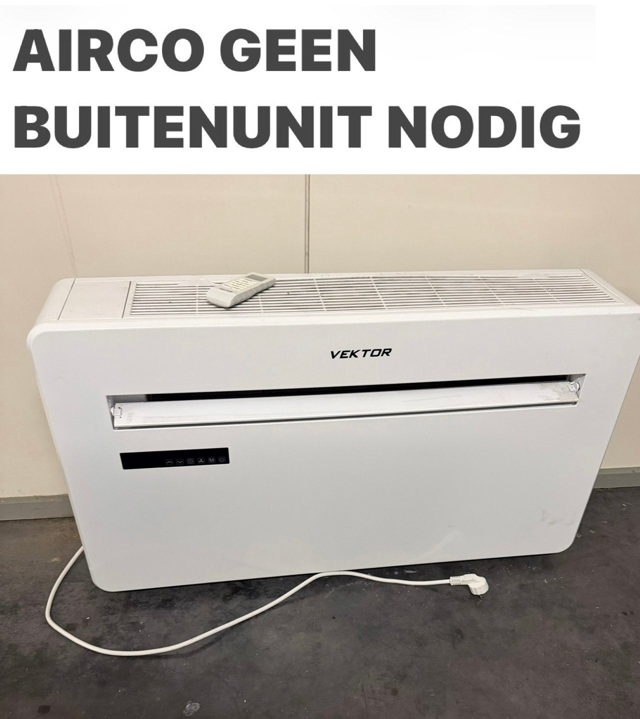 Vektor Monoblock Airconditioner -Geen Buitenunit Nodig, Witgoed en Apparatuur, Ophalen, Minder dan 60 m³, 3 snelheden of meer