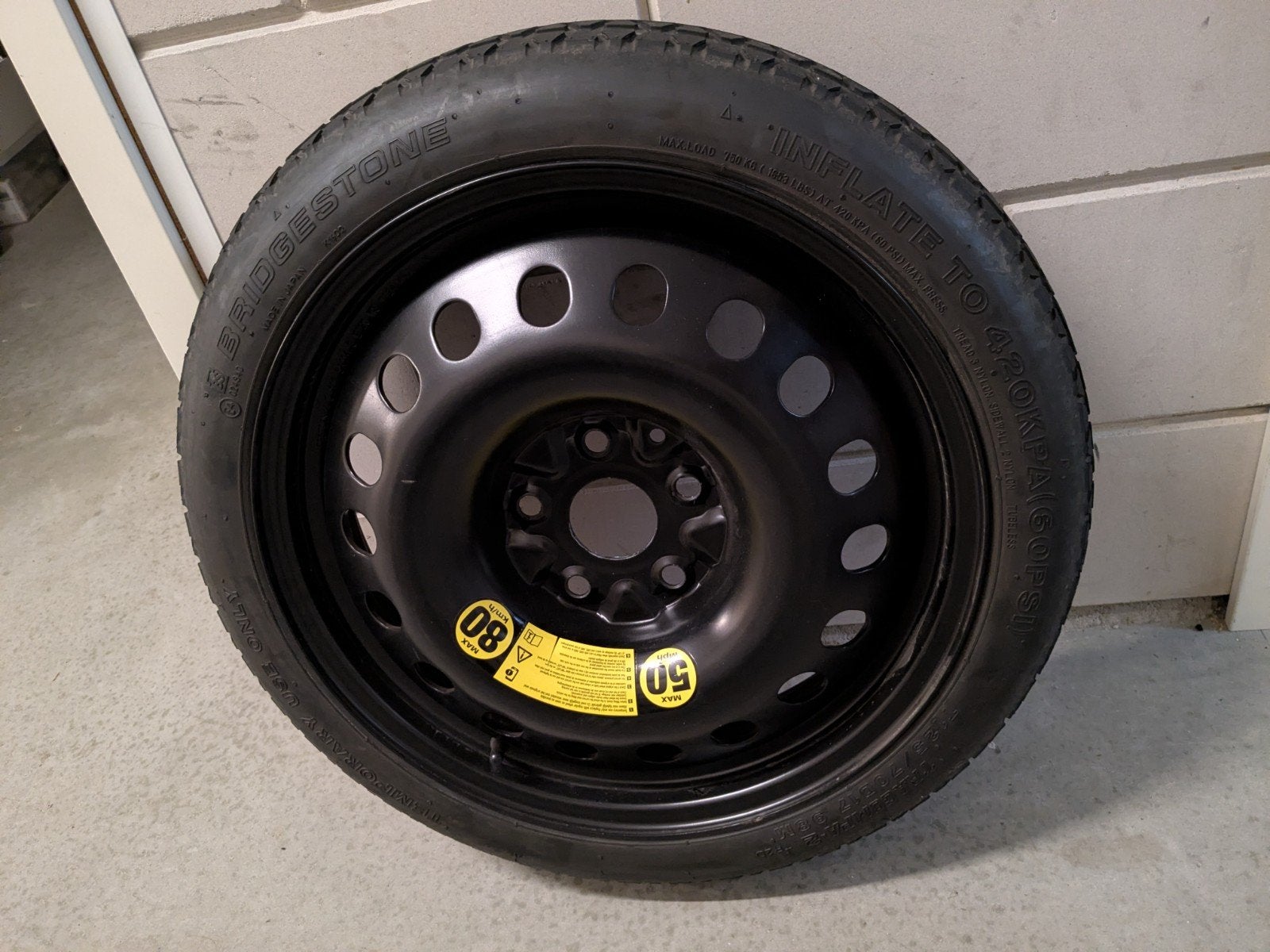 Reservewiel thuiskomer oa Lexus IS 17", Ophalen of Verzenden, Gebruikt, Zomerbanden, Banden en Velgen