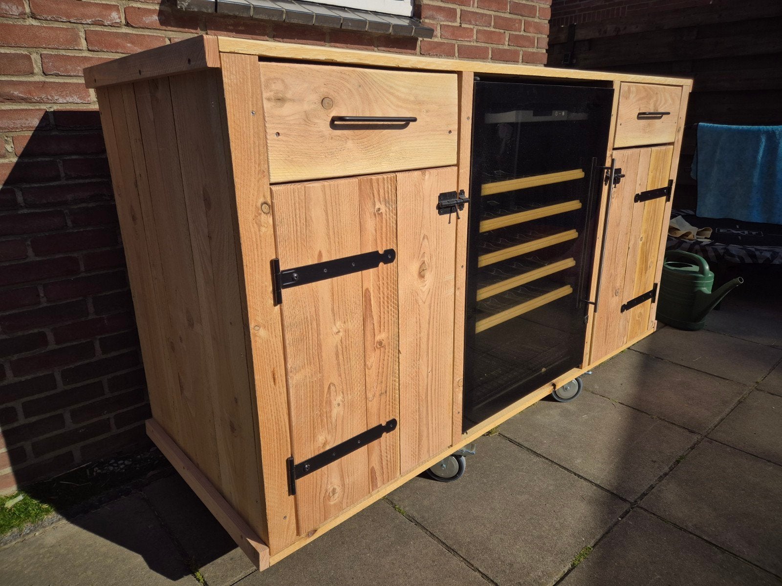 Douglas meubels op maat gemaakt, Tuin en Terras, Tuinbanken, Ophalen, Nieuw, Hout