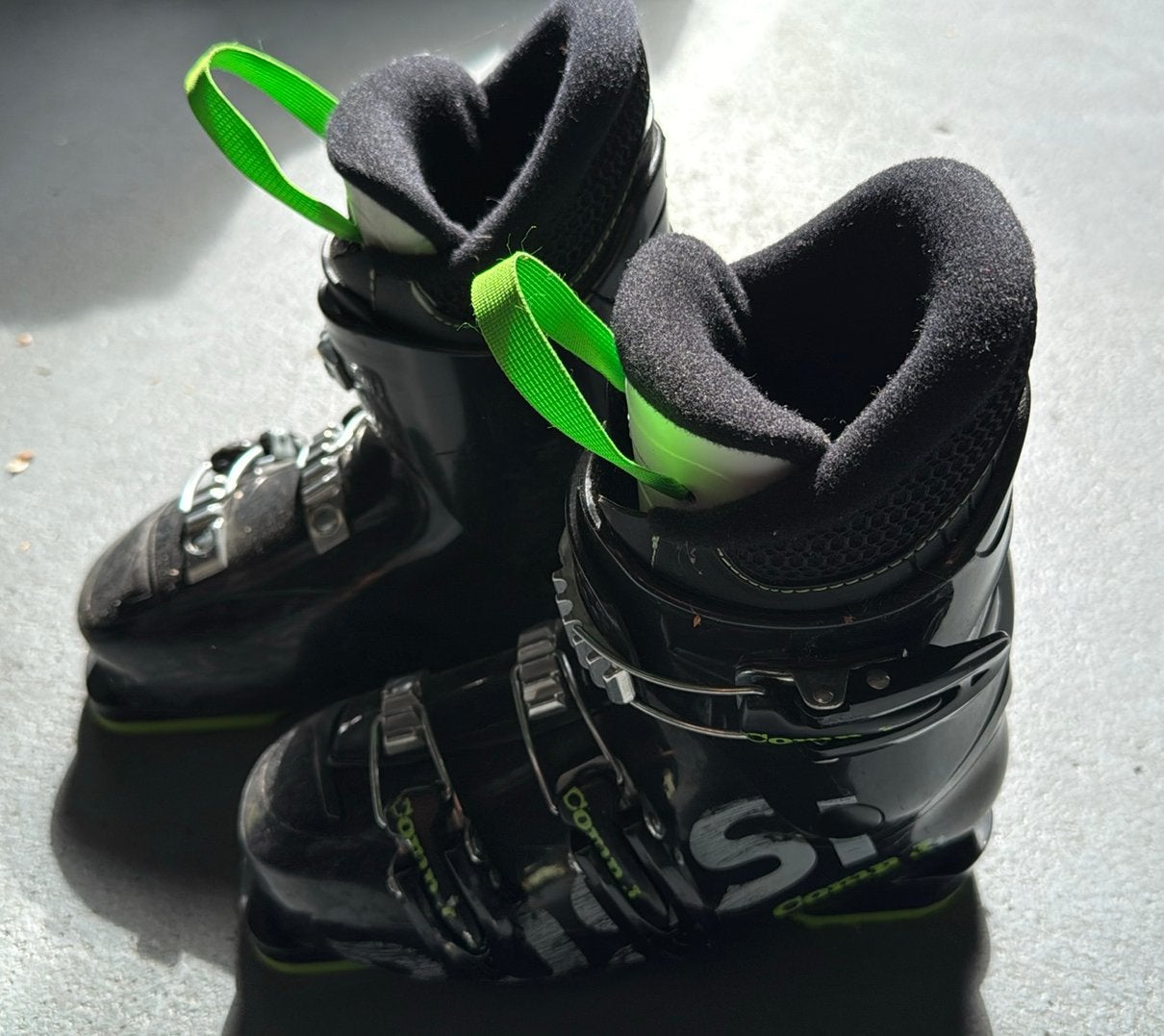 Rossignol Comp J3 junior ski boots maat 21,5, Ophalen, 100 tot 140 cm, Rossignol, Zo goed als nieuw