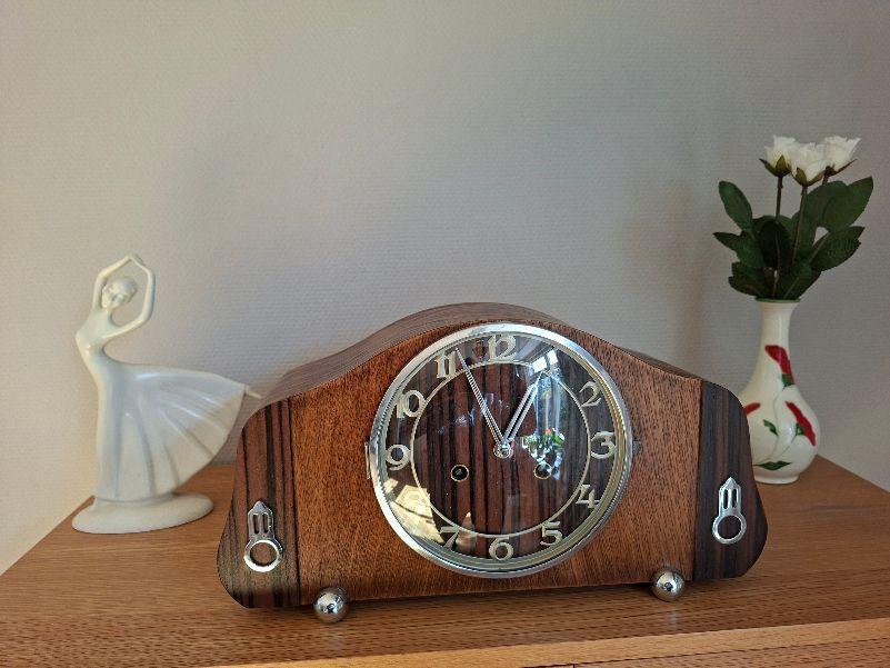 Art Deco Klok Pendule, Antiek en Kunst, Antiek | Klokken, Ophalen of Verzenden