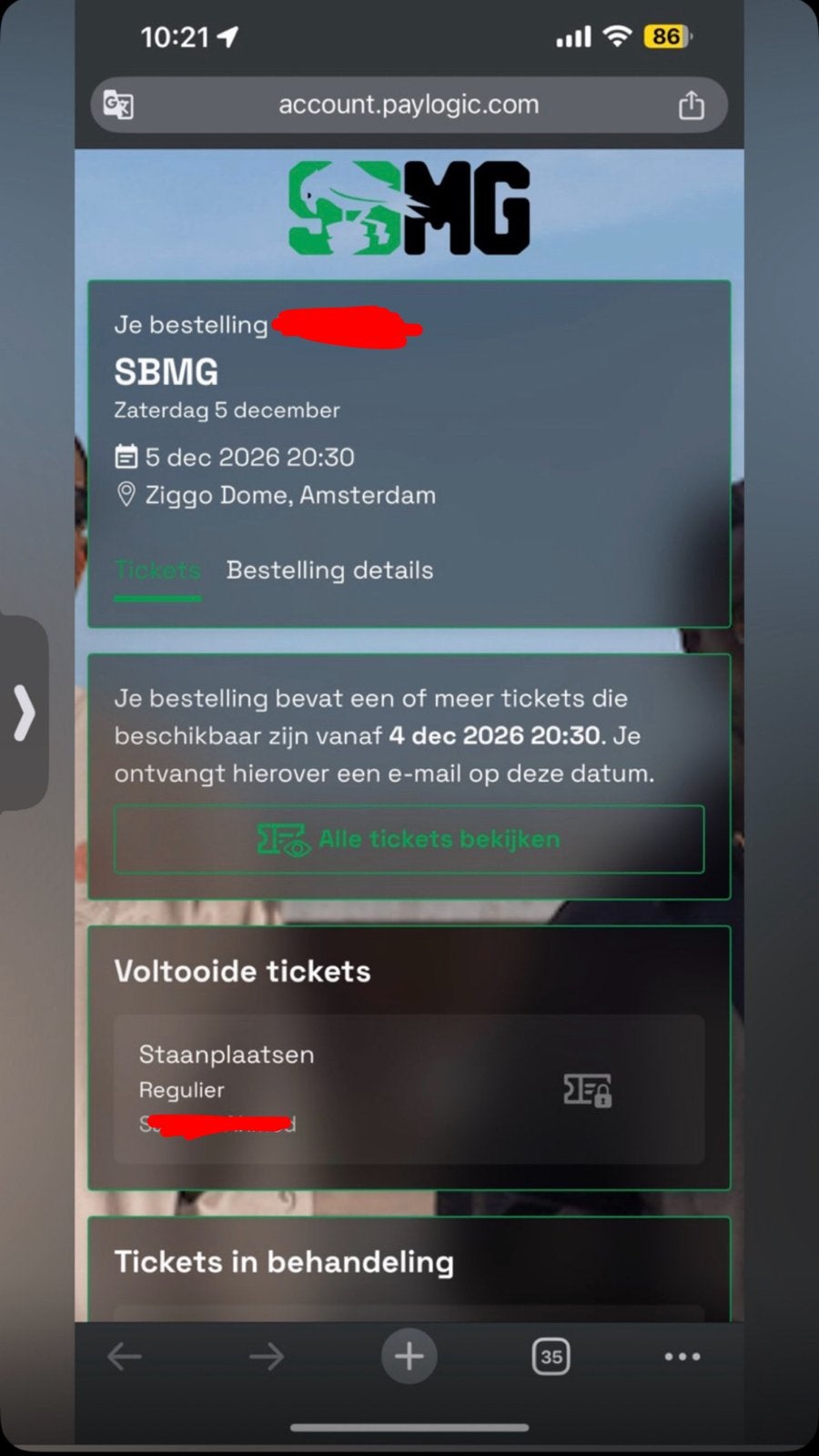 2 Sbmg kaartjes, Twee personen, December