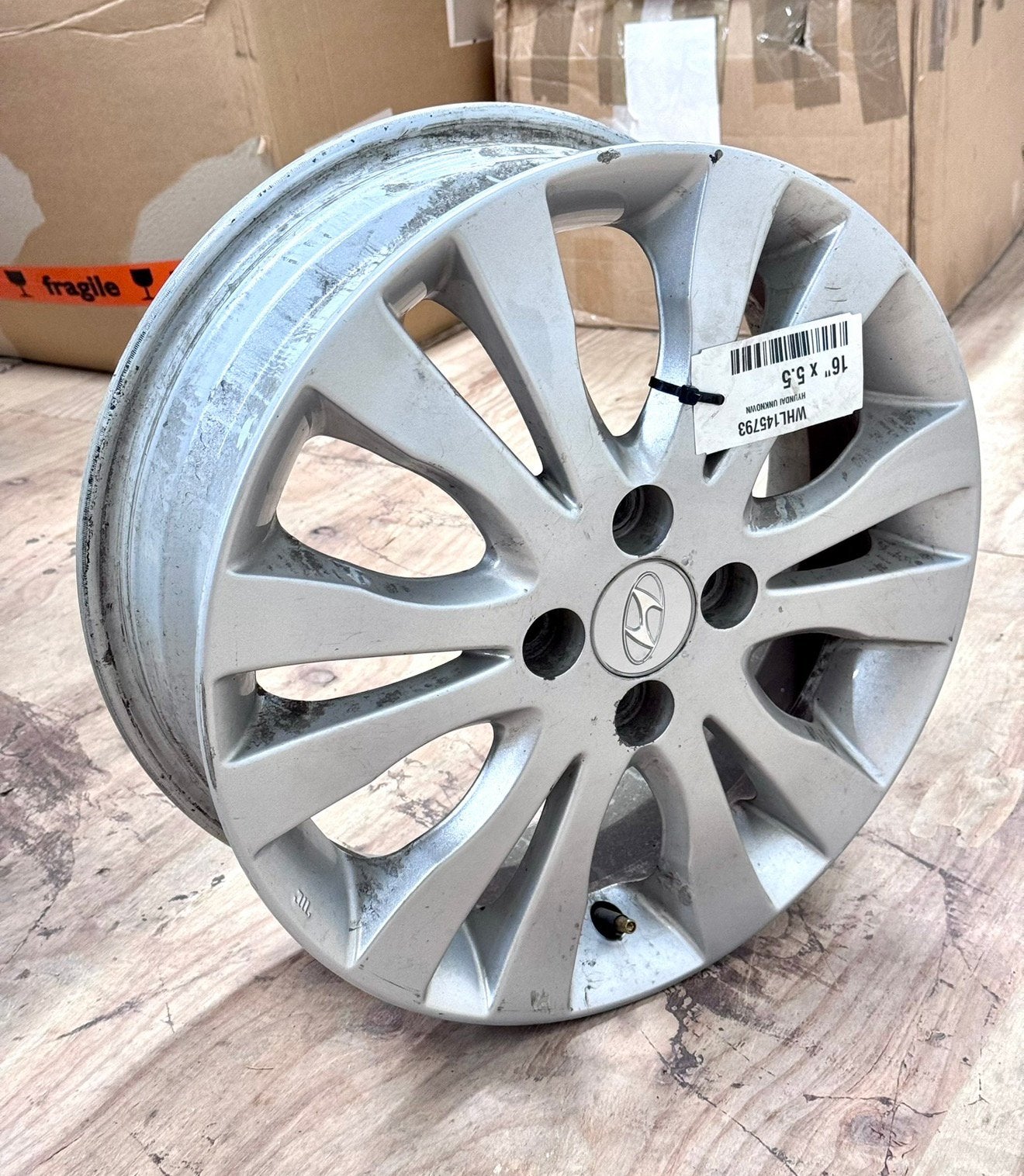 Licht metalen Velg Wiel HYUNDAI I20 I 16” inch x 5.5J oem, Ophalen of Verzenden, H, H, H