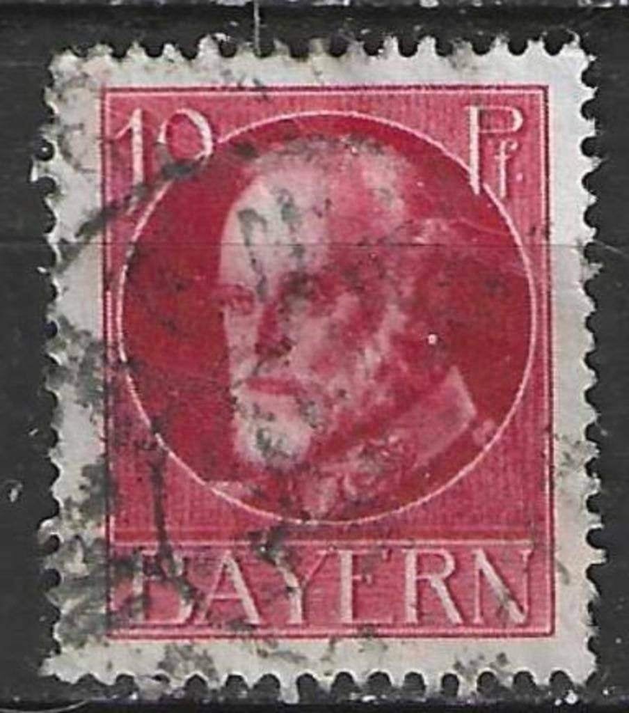 Bayern 1911 - Yvert 40 - Prins-Regent Luitpold - 10 p. (ST), Verzenden, Duitse Keizerrijk, Gestempeld