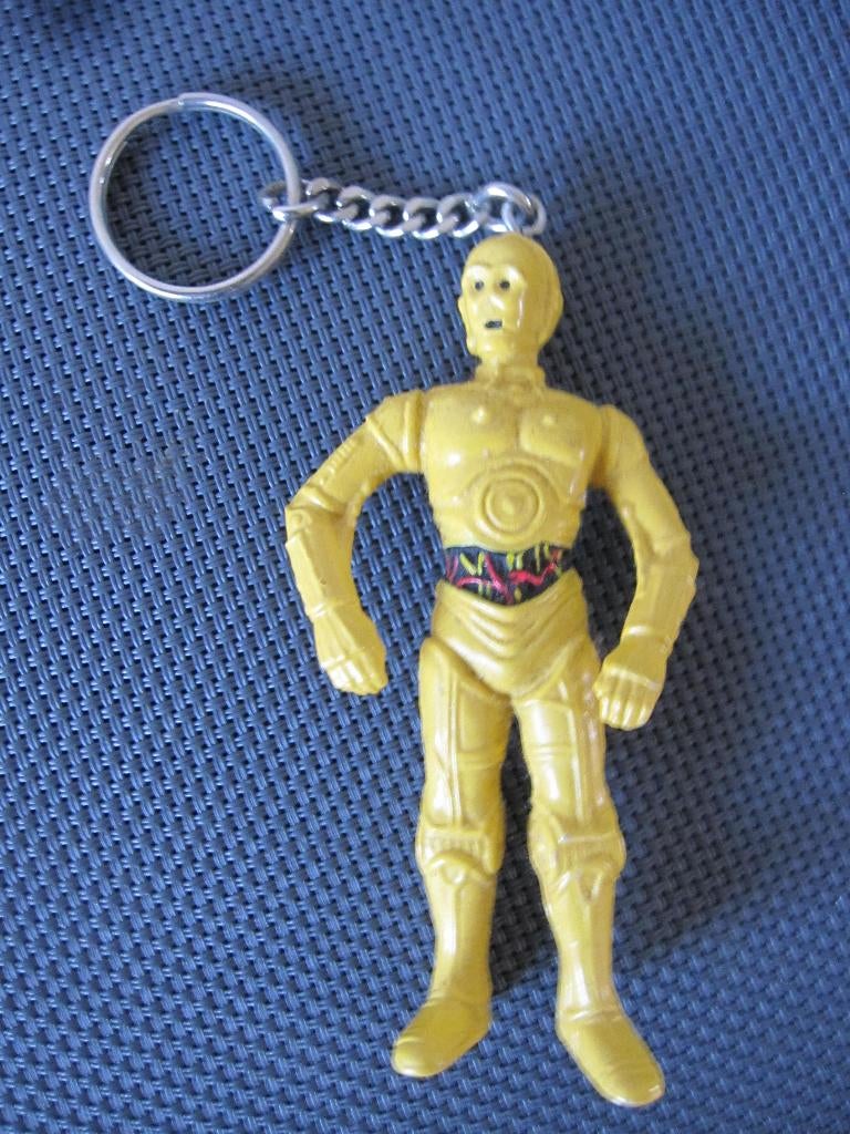 Star Wars C-3PO sleutelhanger 1993 bieden, Ophalen of Verzenden, Zo goed als nieuw, Actiefiguurtje