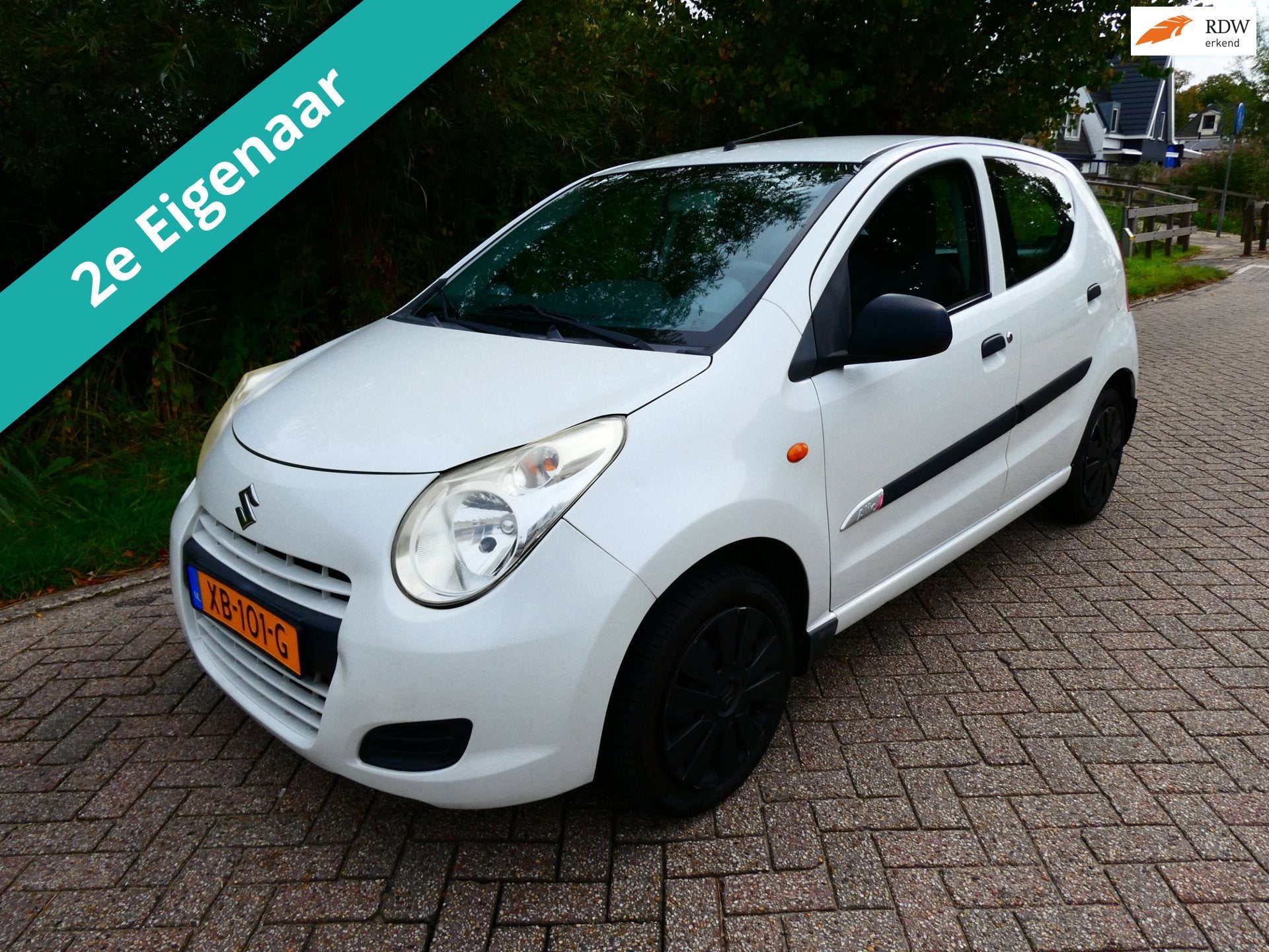 Suzuki Alto 1.0 Comfort VVT Airco Zuinig 2e eigenaar Histori, Euro 5, Stof, Gebruikt, Emergency brake assist