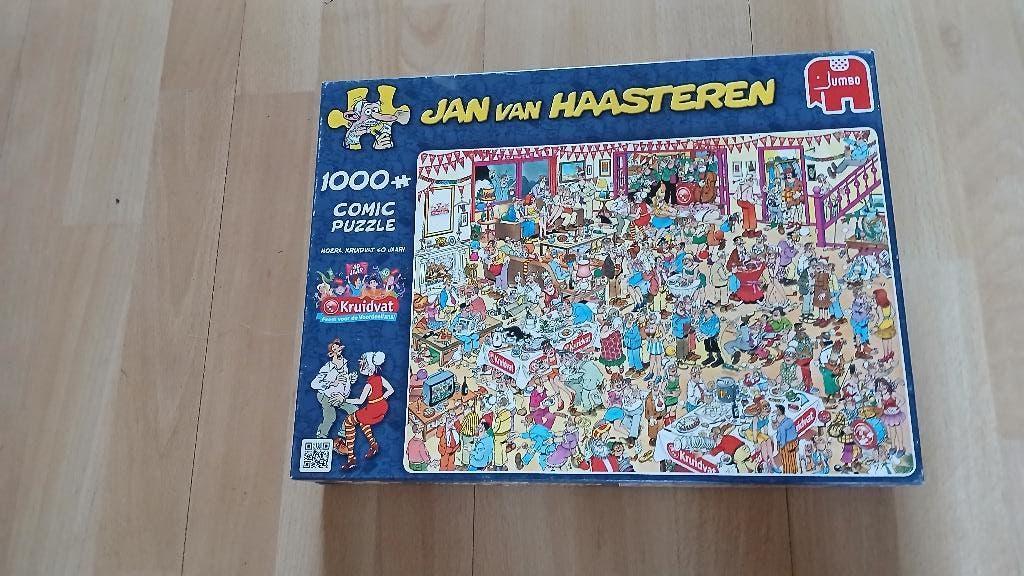 HOERA KRUIDVAT 40 JAAR JAN VAN HAASTEREN 1000 STUKJES, Ophalen of Verzenden, 500 t/m 1500 stukjes, Zo goed als nieuw, Legpuzzel