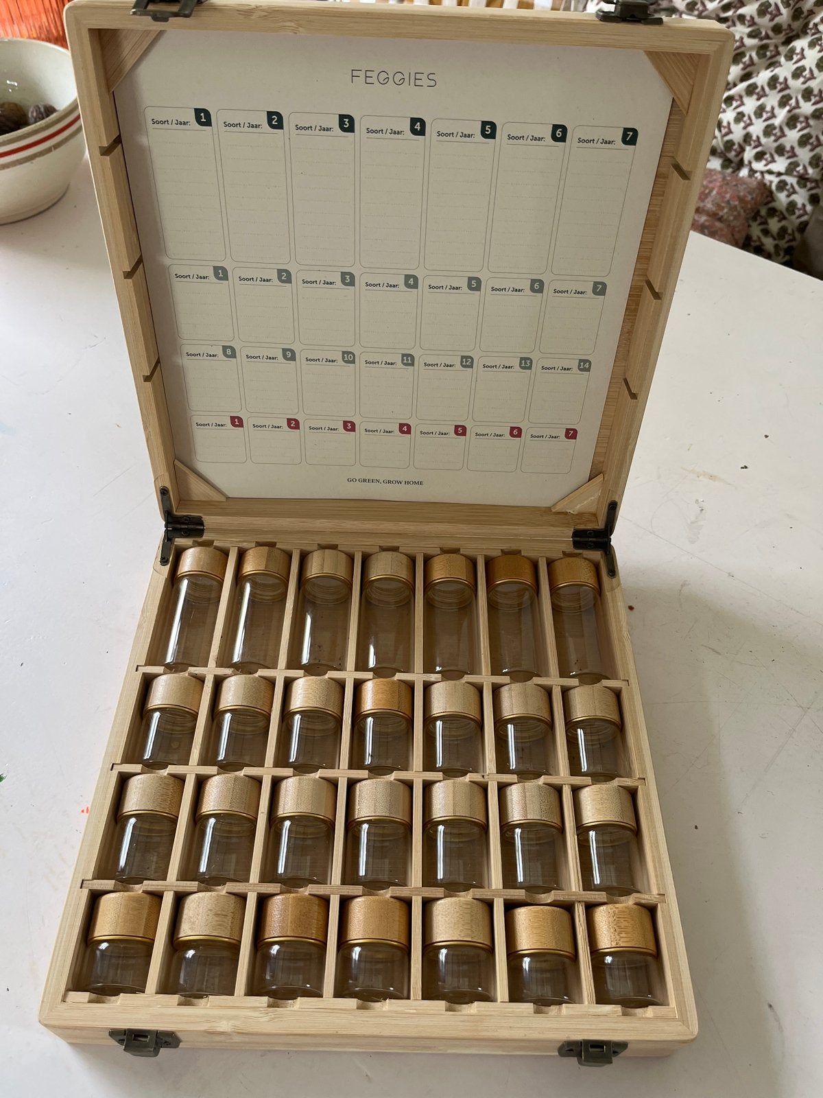 Feggies zaden bewaarbox pro, Ophalen of Verzenden