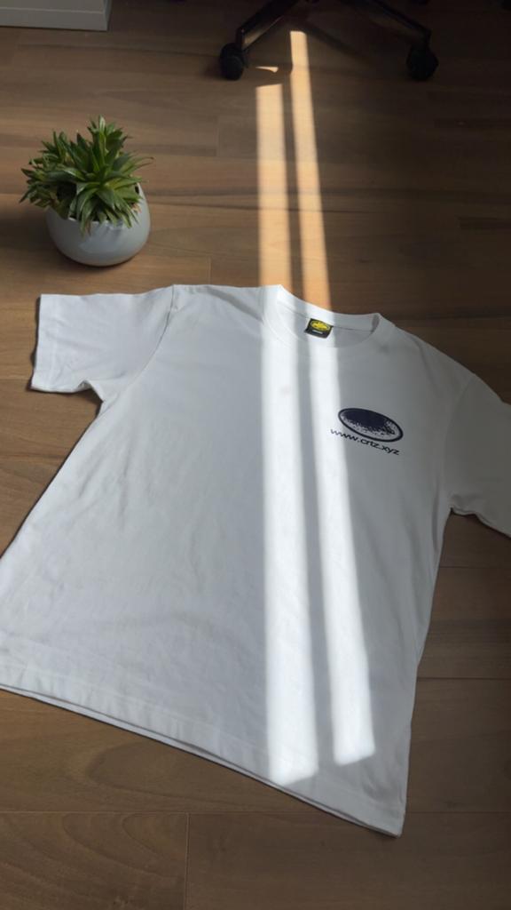 Corteiz Uniek T-shirt met diverse logo's - Maat S, Ophalen of Verzenden, Zo goed als nieuw, Maat 46 (S) of kleiner, Wit