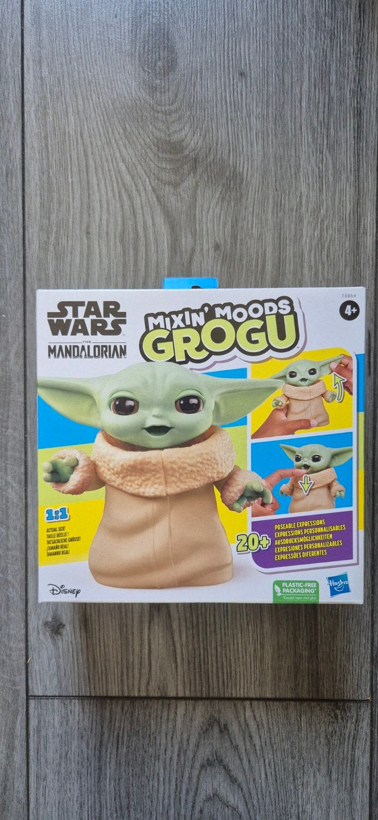 Star Wars Mandalorian Mixin' Moods Grogu (Baby Yoda), Kinderen en Baby's, Speelgoed | Actiefiguren, Ophalen of Verzenden, Nieuw