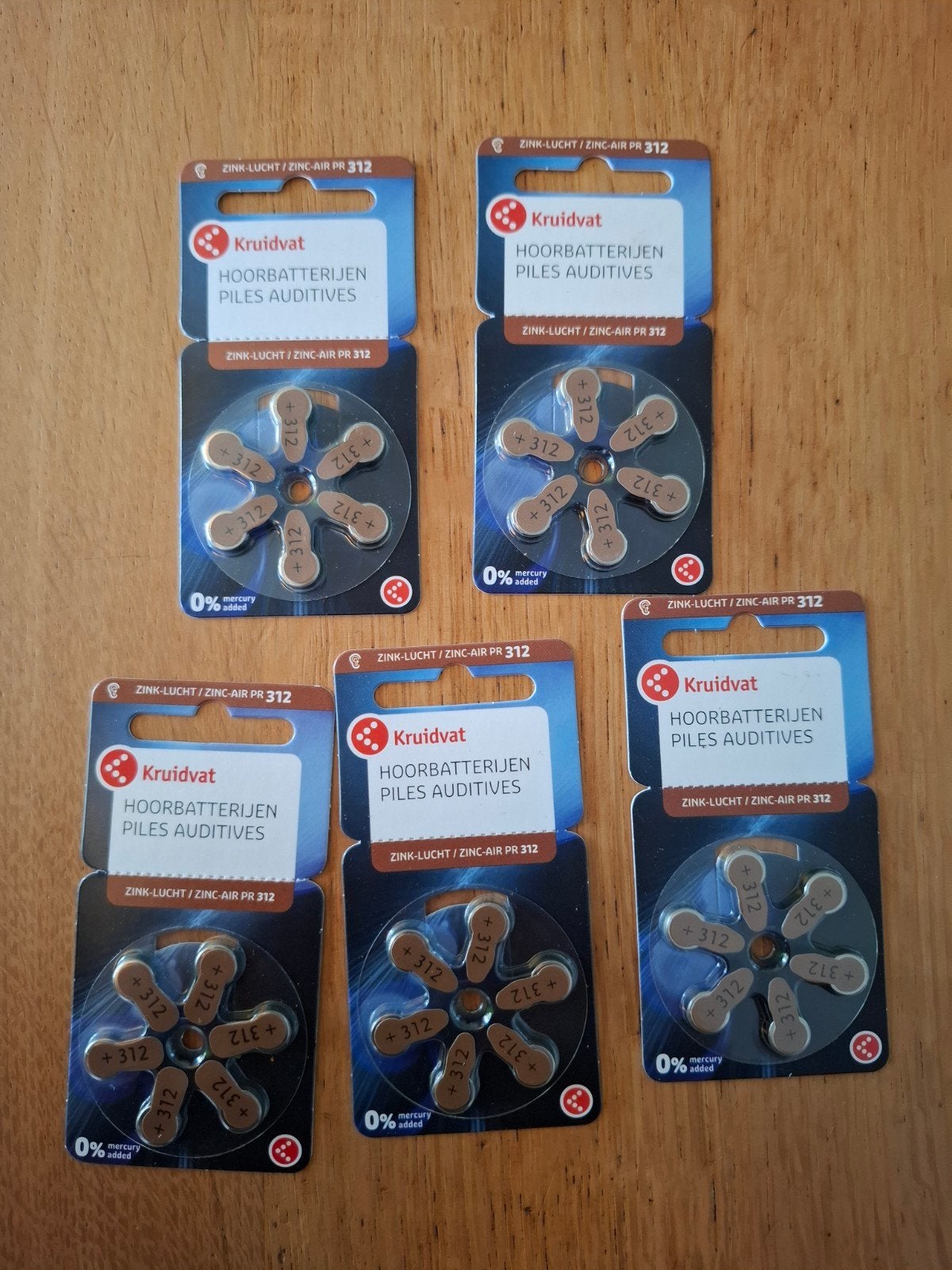 Kruidvat Hoorbatterijen Zink-Lucht PR 312, Ophalen, Nieuw