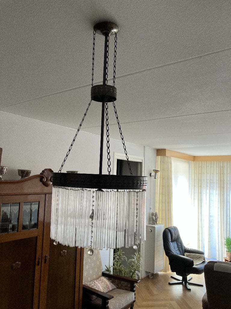 Jugend Still / ArtDeco hanglamp UNIEK, Antiek en Kunst, Antiek | Lampen, Ophalen of Verzenden