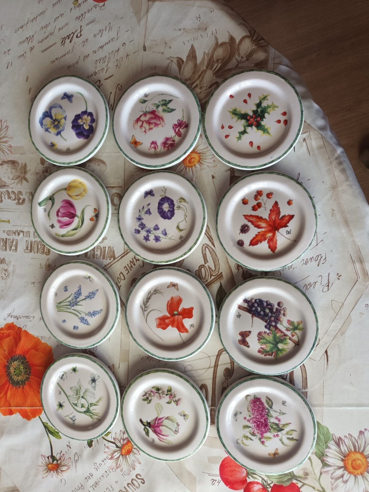 complete set theetipjes Janneke Brinkman, Huis en Inrichting, Ophalen of Verzenden