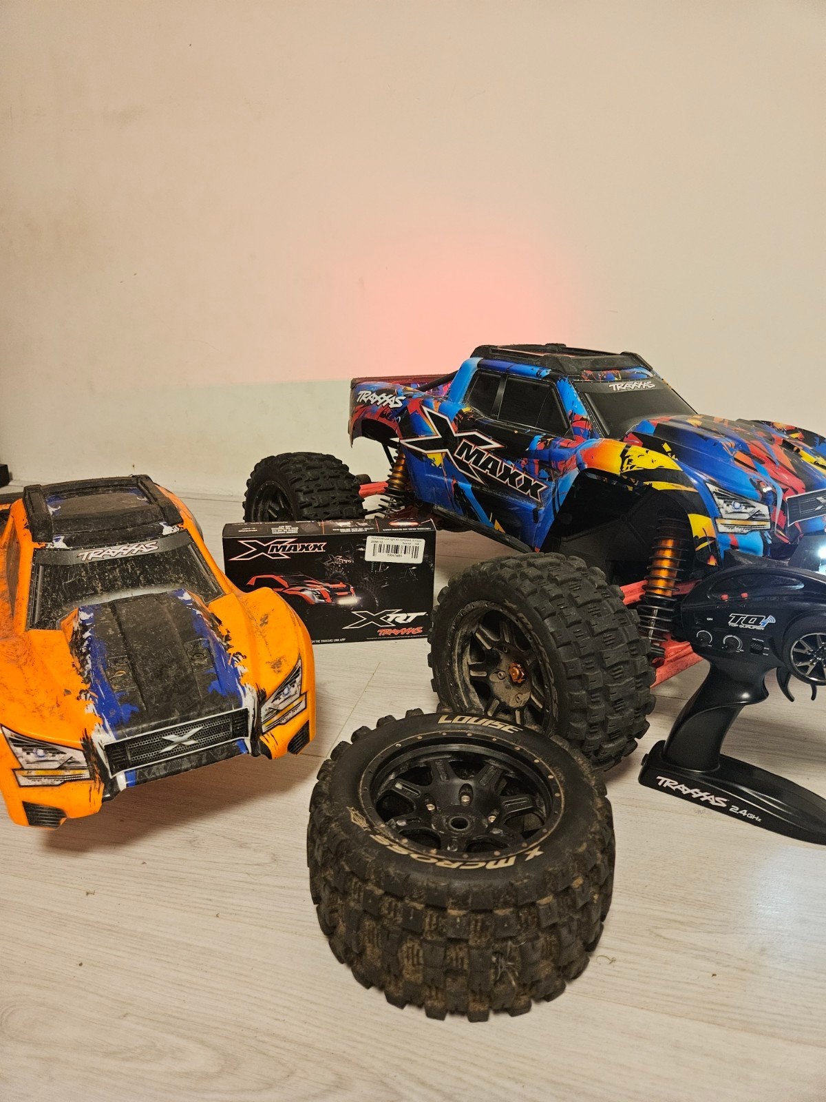 Traxxas xmaxx 8s, Elektro, Gebruikt, Auto offroad, Ophalen of Verzenden