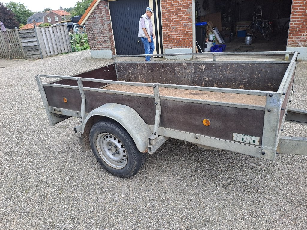 Atec enkel as aanhangwagen met kenteken, Ophalen, Gebruikt