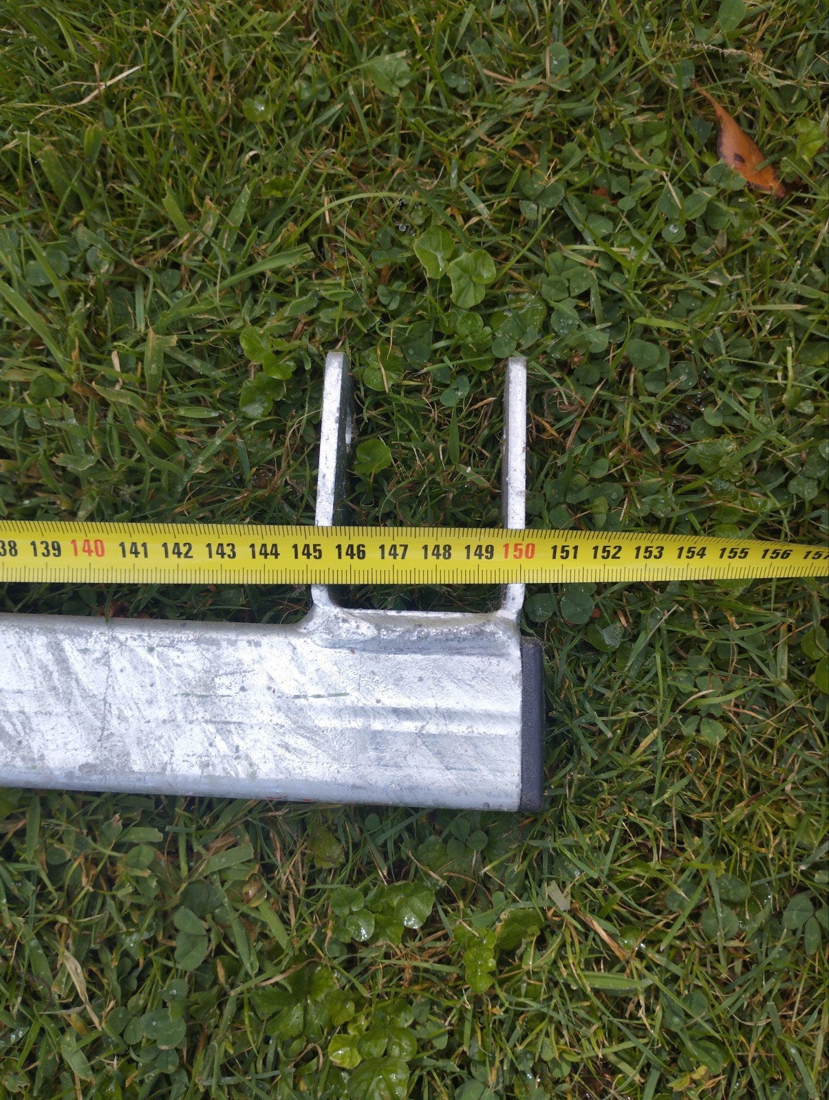Steun gegalvaniseerd 150 cm lang, Ophalen