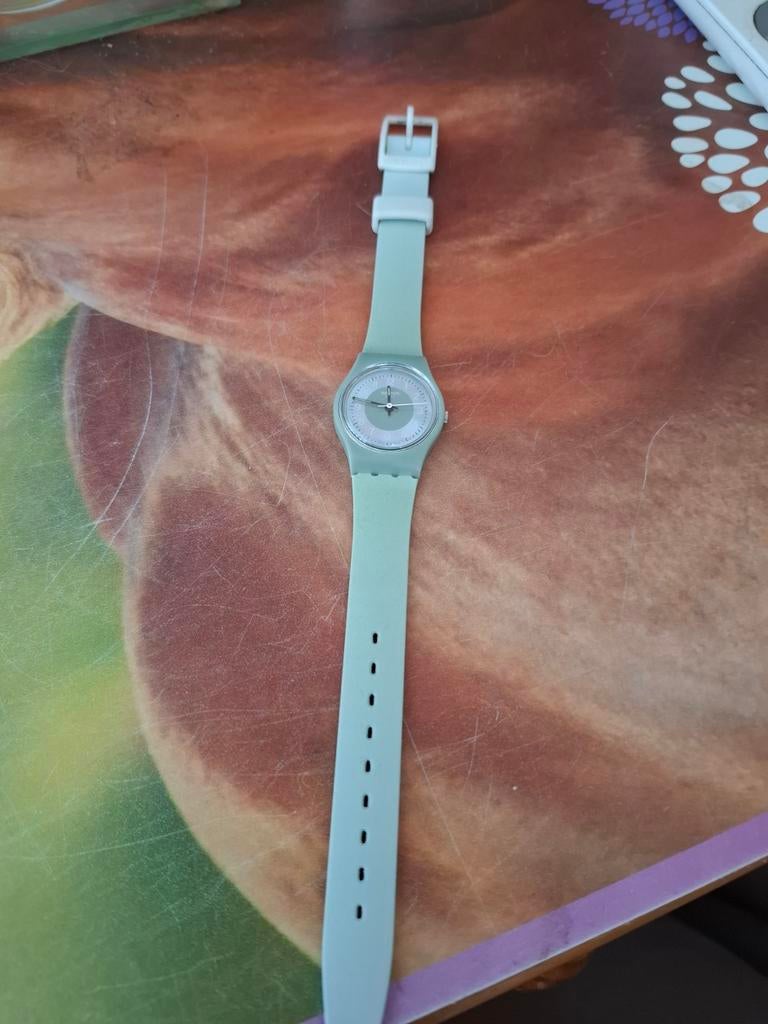 Swatch horloge, Sieraden, Tassen en Uiterlijk, Horloges | Kinderen, Ophalen of Verzenden, Groen, Jongen of Meisje
