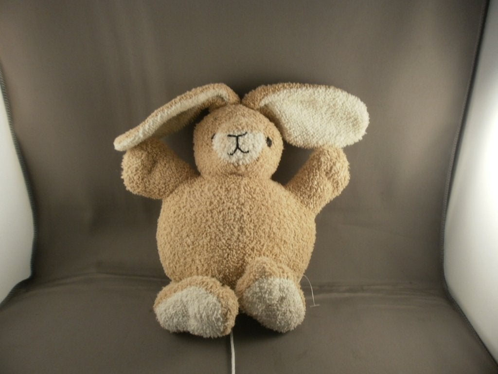 Funny bunny badstof konijn bruin crème oren snuit/poot 36 cm, Overige merken, Konijn, Ophalen of Verzenden, Zo goed als nieuw