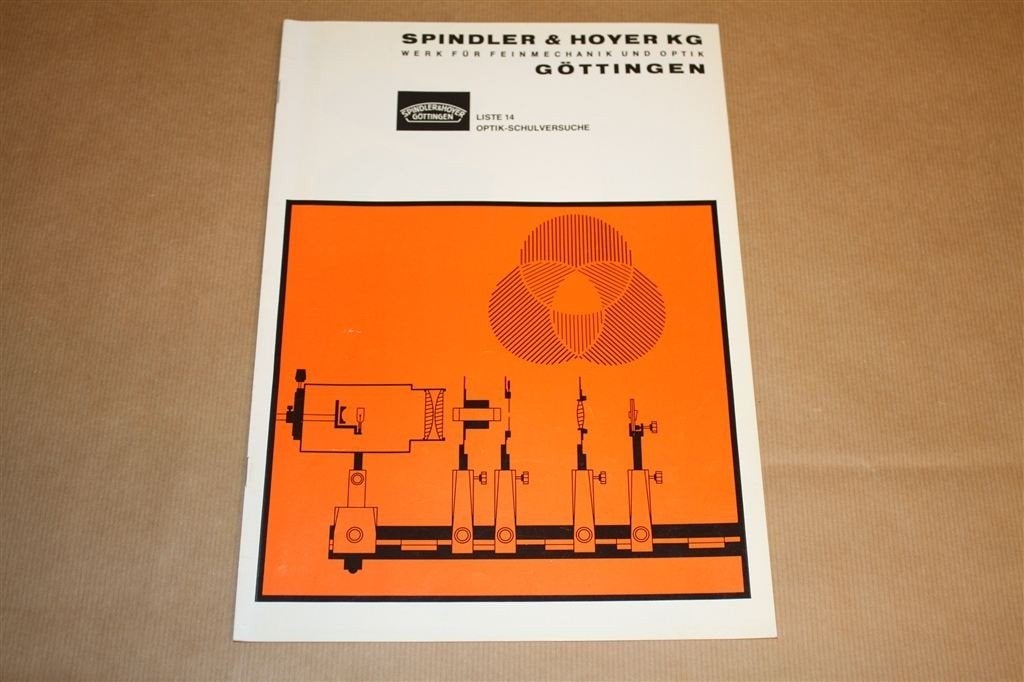 Spindler & Hoyer - Bouwinstructie optisch apparaat, Ophalen of Verzenden, Zo goed als nieuw, Bouwkunde