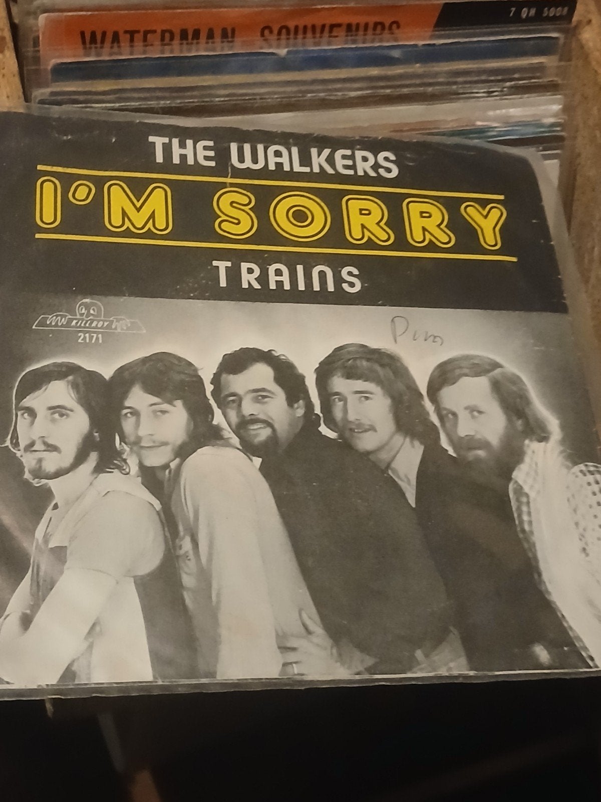 THE WALKERS i'm sorry / trains KILLROY 2171, Ophalen of Verzenden, Zo goed als nieuw, Pop