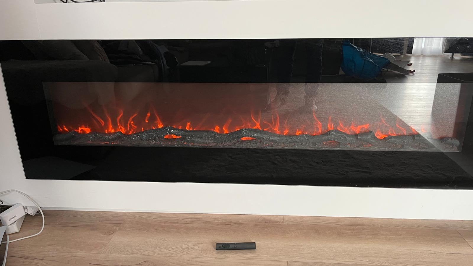 Elektrische Sfeerhaard, Ophalen, Gebruikt, Inbouwhaard, Elektrische haard