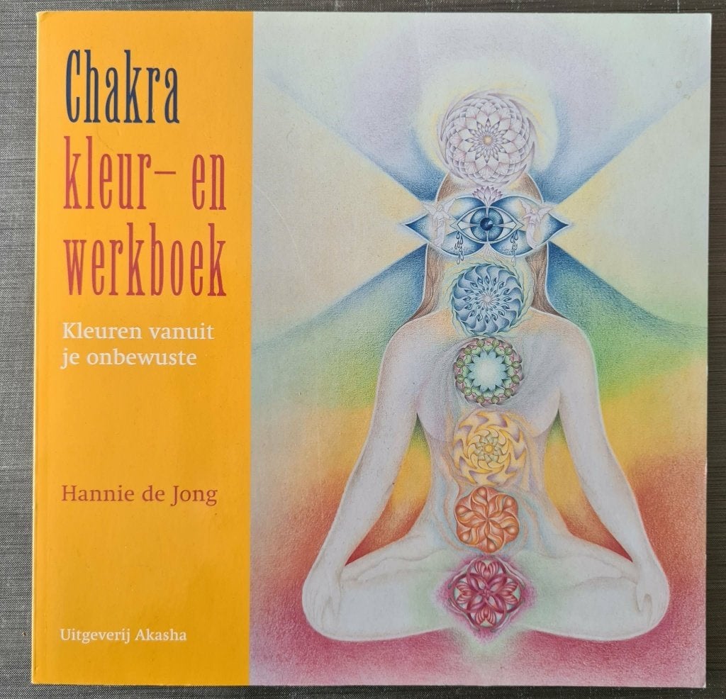 Chakra kleur- en werkboek, kleuren vanuit je onbewuste, Ophalen of Verzenden, Zo goed als nieuw, Ziel of Sterfelijkheid, Instructieboek