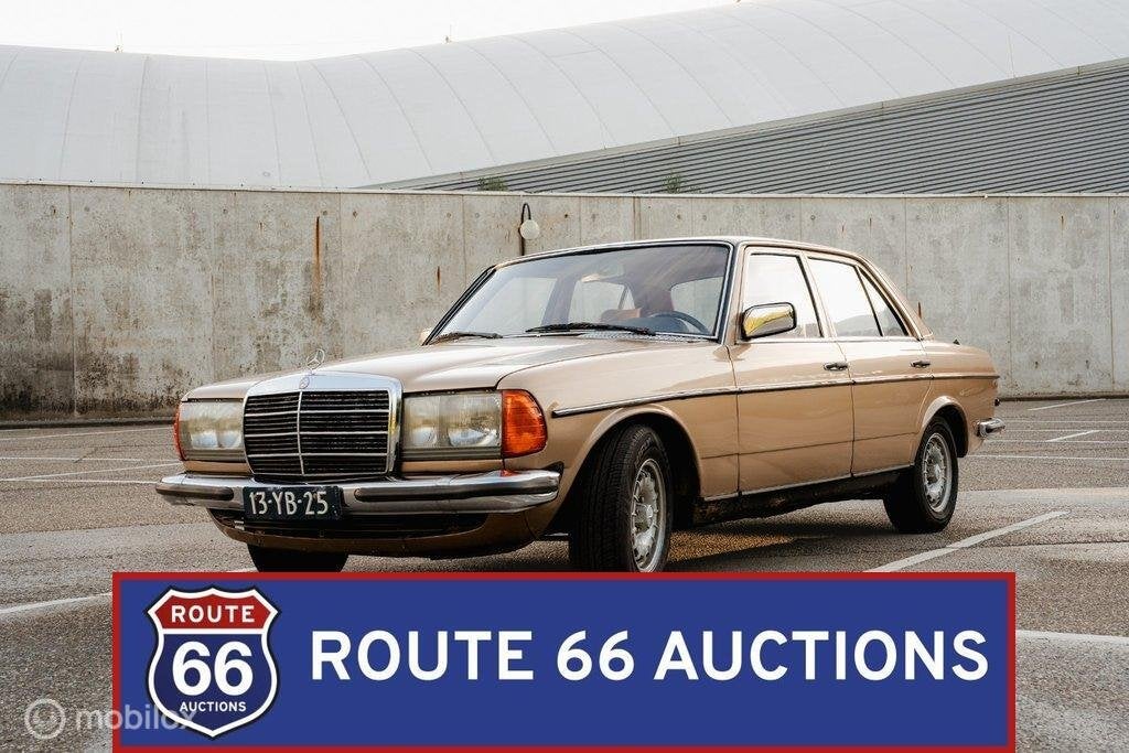 Mercedes-Benz 280 E | 1976 | Route 66 Auctions, Auto's, Overige carrosserieën, Zwart, Mercedes-Benz, Bedrijf