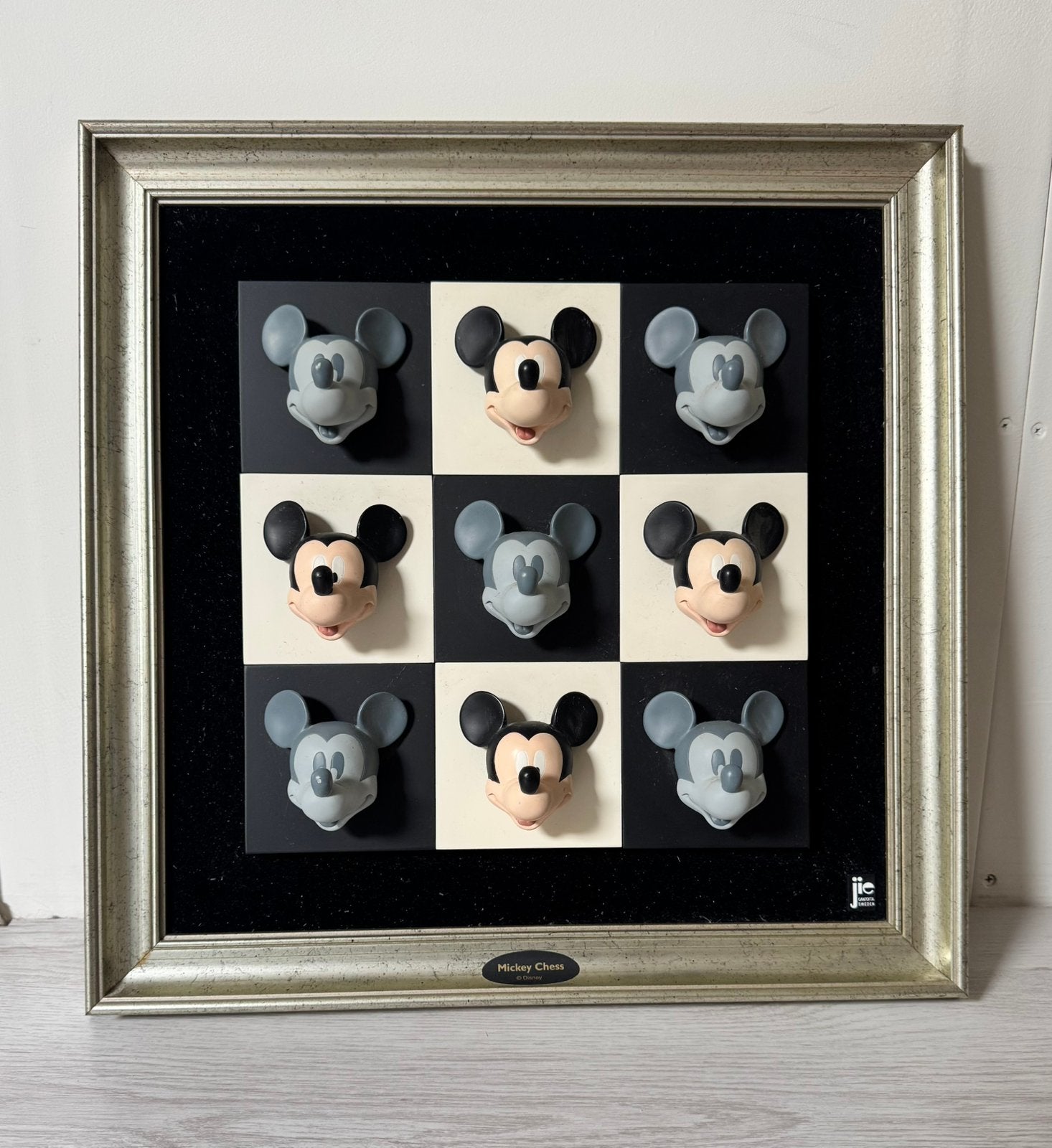 Zeldzame Gantofta Sweden Disney Mickey Chess 3D, Ophalen, Zo goed als nieuw