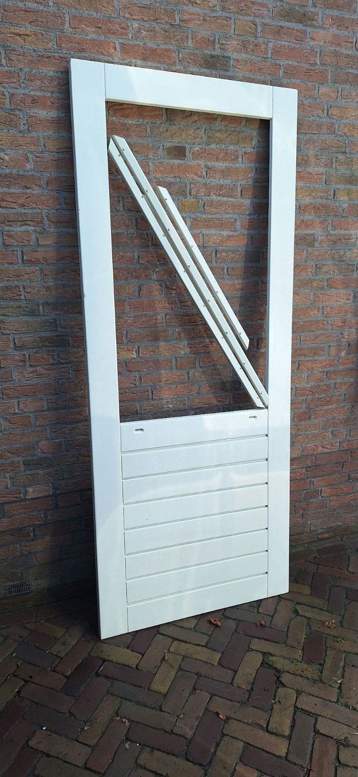Buitendeur, merbau met meranti buitendeur kozijn nieuw, Ophalen, 80 tot 100 cm, Nieuw, Buitendeur