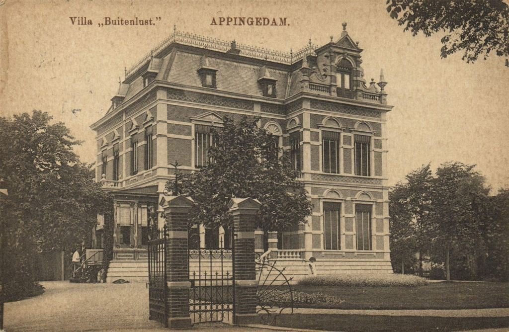 Villa Buitenlust. - Appingedam. - vooraanzicht - 1911 gelope, Verzenden, Voor 1920, Gelopen, Noord-Brabant