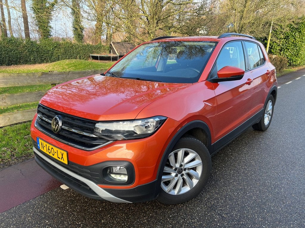 Volkswagen T-Cross 1.0 TSI Life Navi Trekhaak Automaat Cruis, Auto's, Volkswagen, Gebruikt, Overige kleuren, Origineel Nederlands