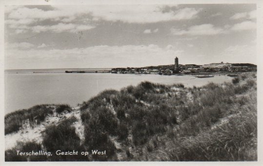 Terschelling, Verzenden, 1940 tot 1960, Gelopen, Waddeneilanden