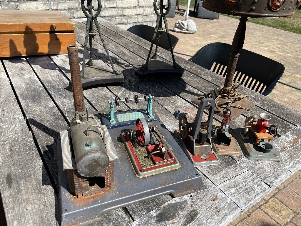 stoommachine en toebehoren, Antiek en Kunst, Antiek | Speelgoed, Ophalen