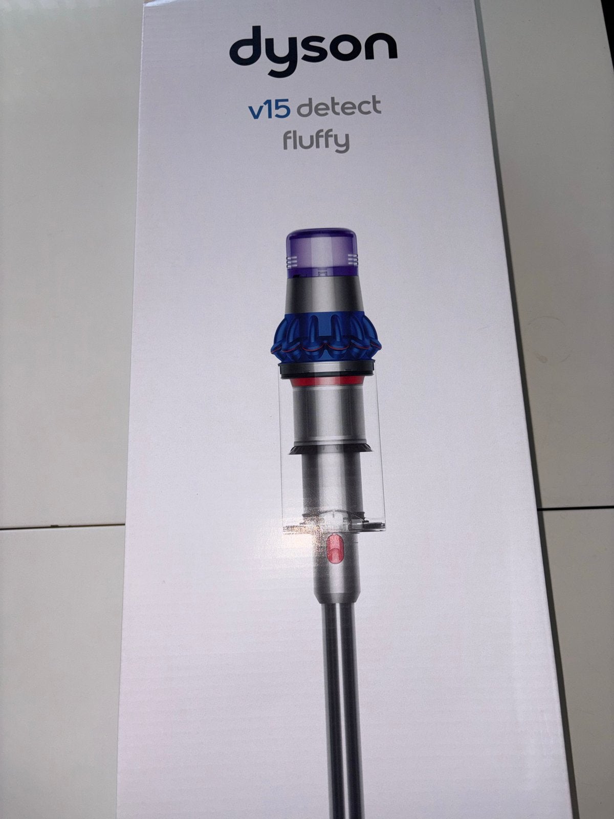 Nieuwe Dyson V15 Detect Fluffy Stofzuiger met garantie, Ophalen, Dyson, Reservoir, Steelstofzuiger