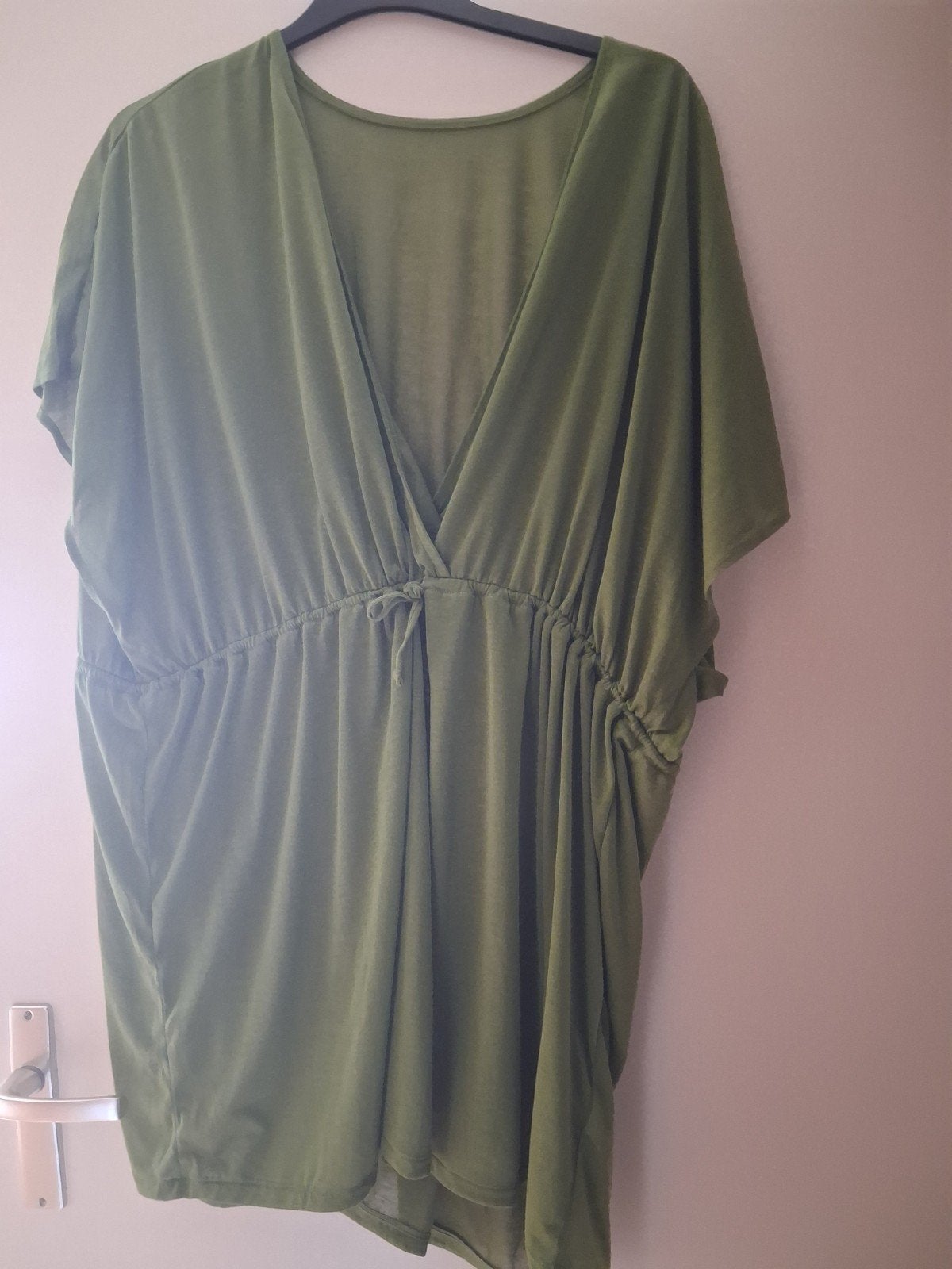 STRANDTUNIEK H&M SALIEGROEN MAAT XL, Ophalen of Verzenden, Zo goed als nieuw, Maat 46/48 (XL) of groter