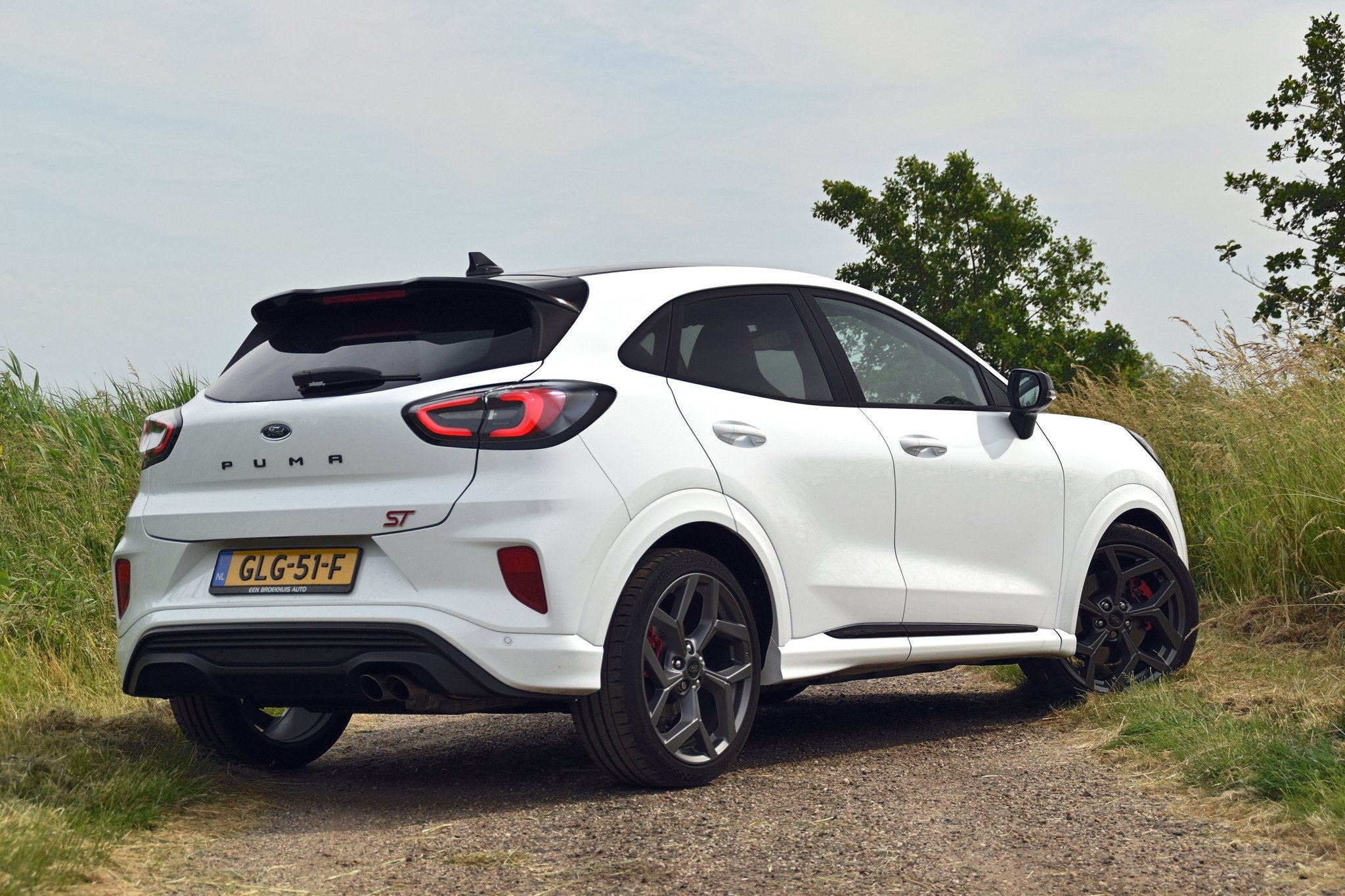 Ford Puma 1.5EB 200pk ST-X, Keurmerk '100% Onderhouden', 15 km/l, Wit, Bedrijf