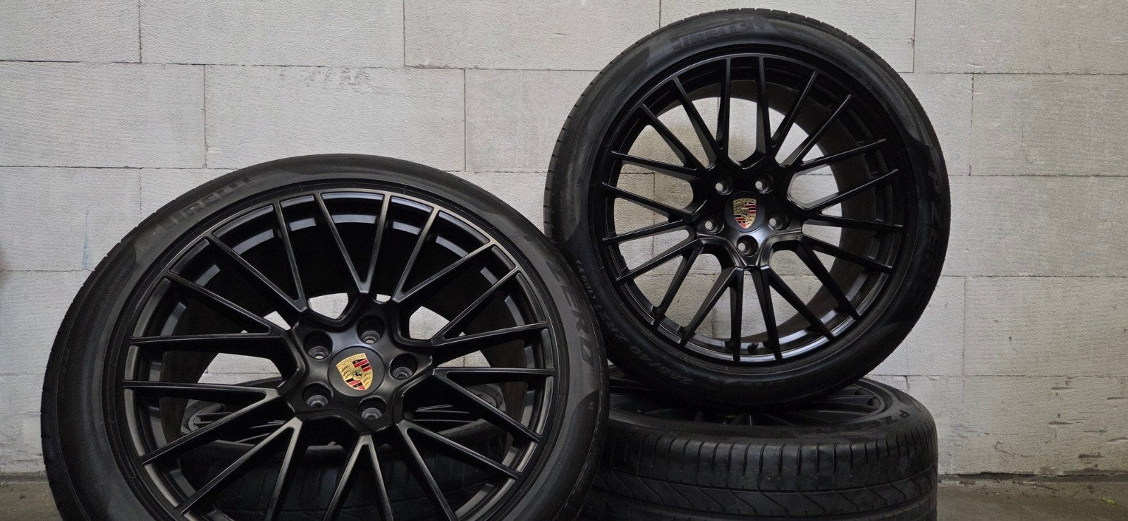 21" Porsche Cayenne Spyder Coupe E3 9Y velgen zomerbanden, Gebruikt, 285 mm, Banden en Velgen, V