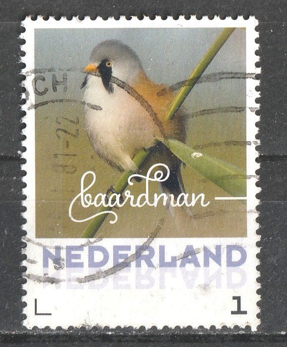4 H --Persoonlijke zegel   Baardman, Ophalen of Verzenden, Gestempeld, Dier of Natuur