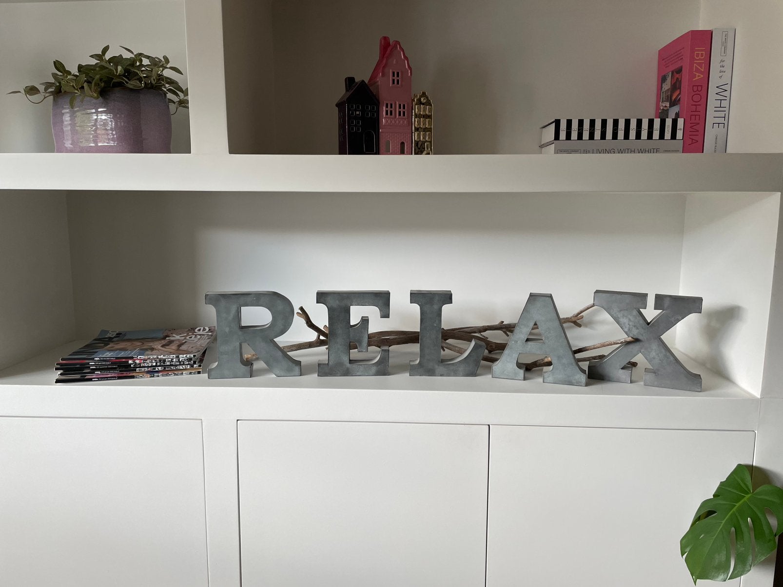 Stoere letters staand of hangend, Ophalen, Gebruikt