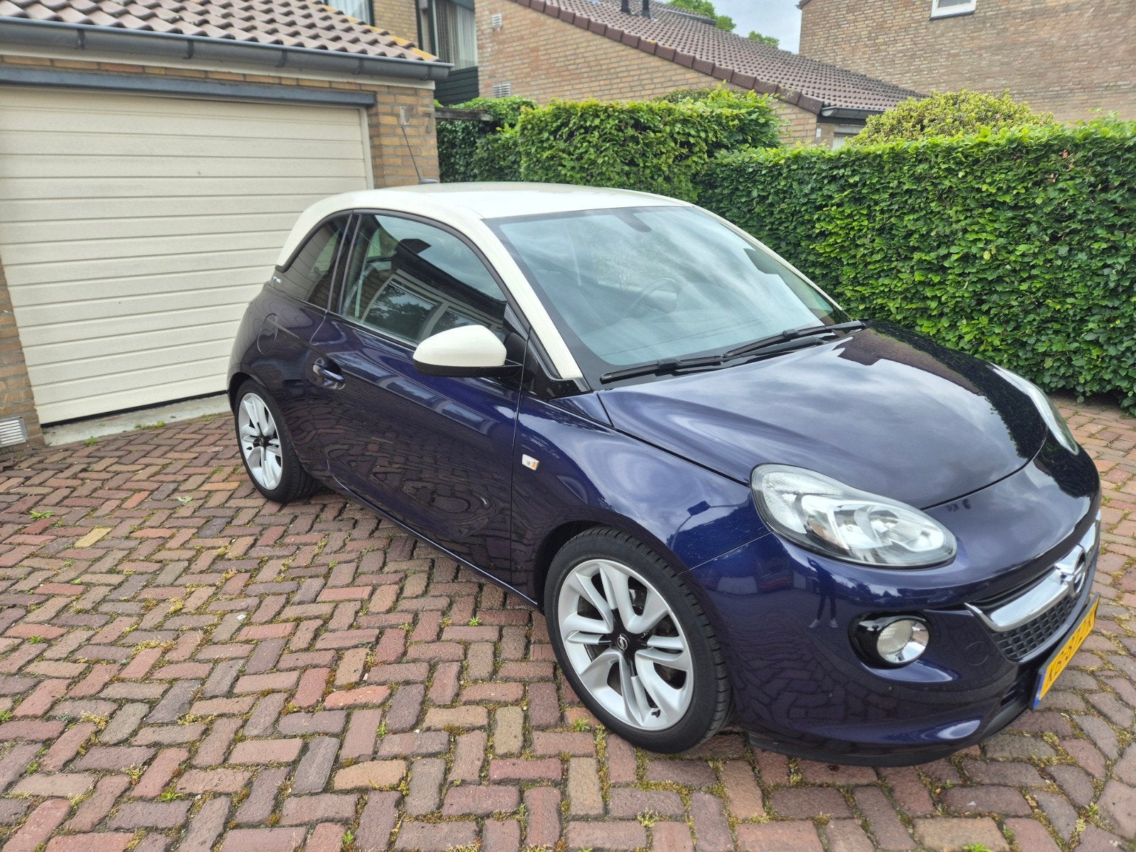 Opel ADAM 1.0 Turbo 66KW Start&stop 3D 2016 Blauw, Auto's, Voorwielaandrijving, 40 €/maand, 1041 kg, Origineel Nederlands