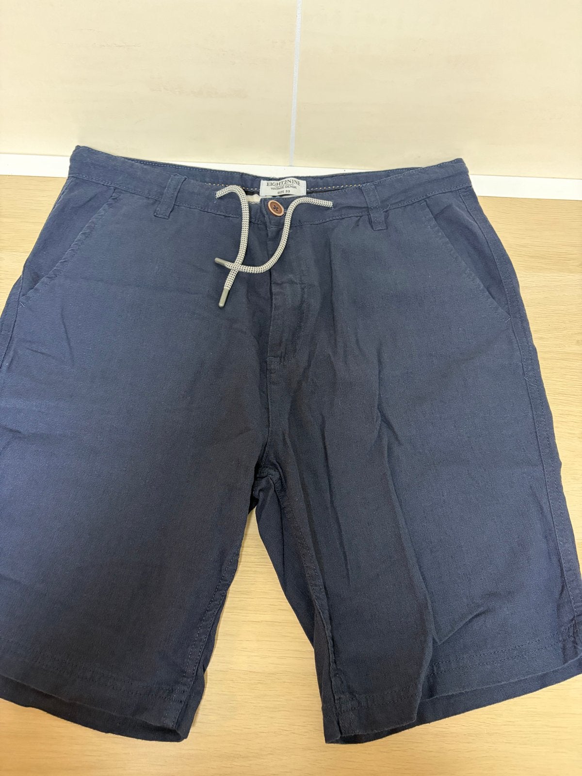 Eight2Nine Vintage Denim Heren Short Maat 33, Ophalen of Verzenden, Zo goed als nieuw, Maat 52/54 (L), Blauw