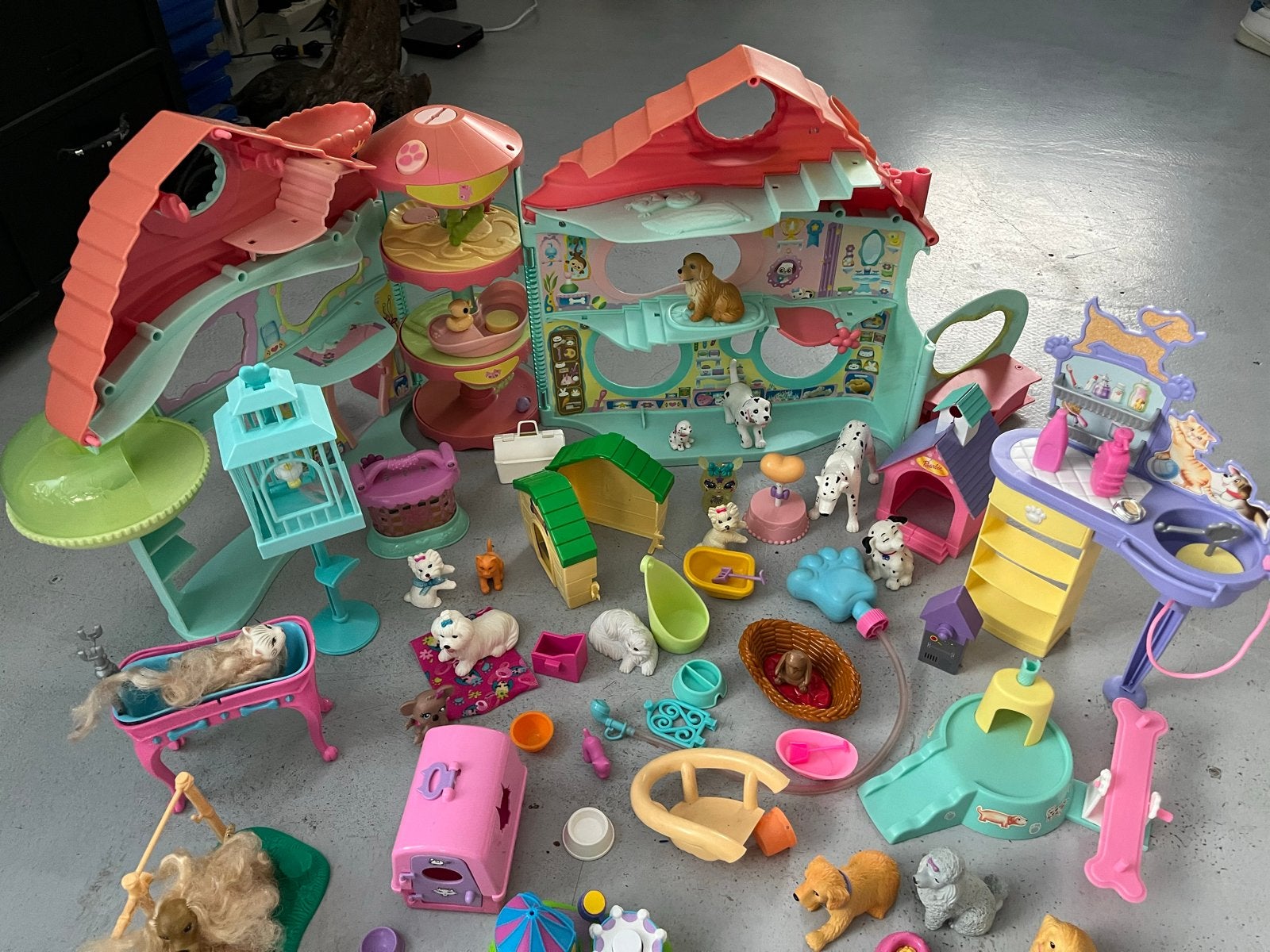 Grote set Littlest Pet Shop dierenarts speelgoed etc, Ophalen, Gebruikt, Jongen of Meisje