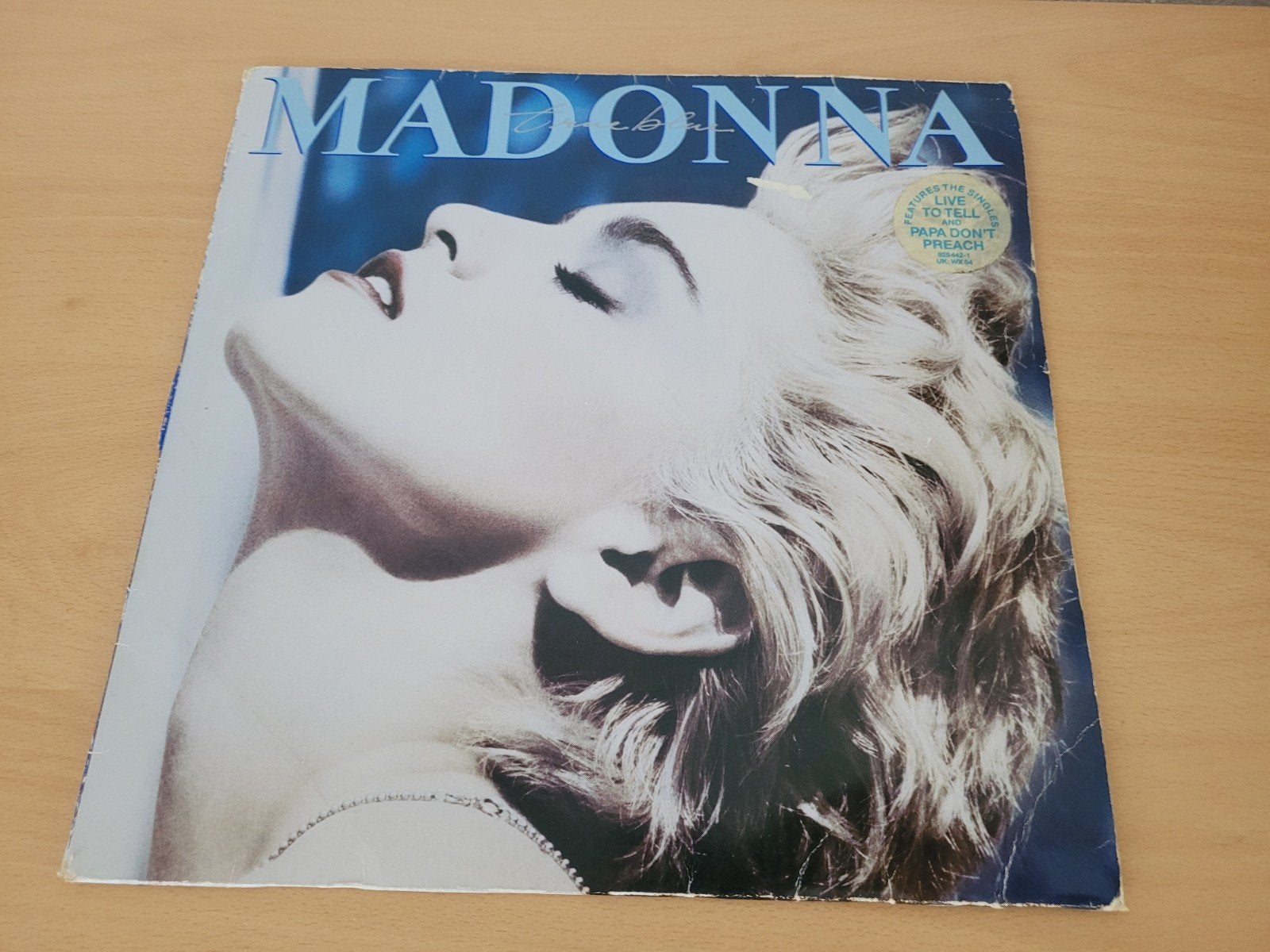 Madonna - True Blue LP (1986) - Pop Vinyl, LP, Gebruikt, Pop, Originele persing