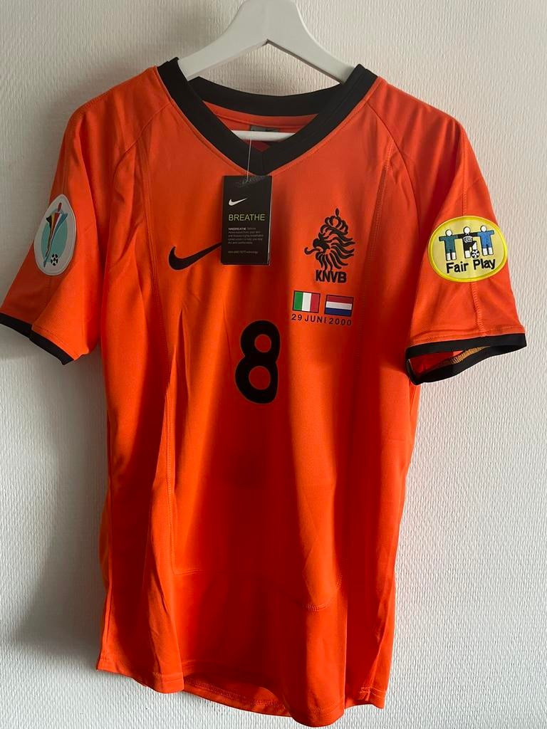Euro 2000 Nike Nederlands elftal shirt Edgar Davids maat S, Maat S, Ophalen of Verzenden, Nieuw, Shirt