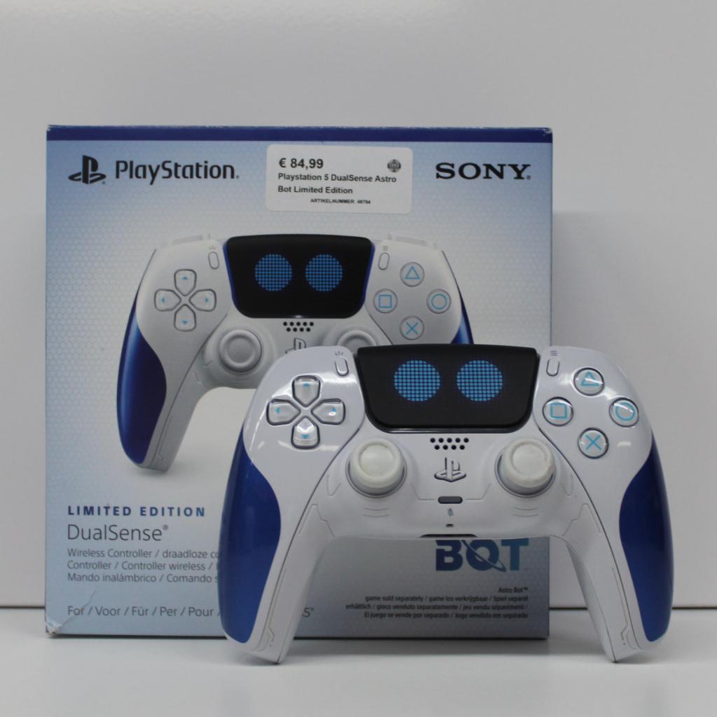 Playstation 5 DualSense Astro Bot Limited Edition, Sony, Zo goed als nieuw, Support@sony.com, 1-7-1 Konan, Minato-ku
Tokyo 108-0075
Japan