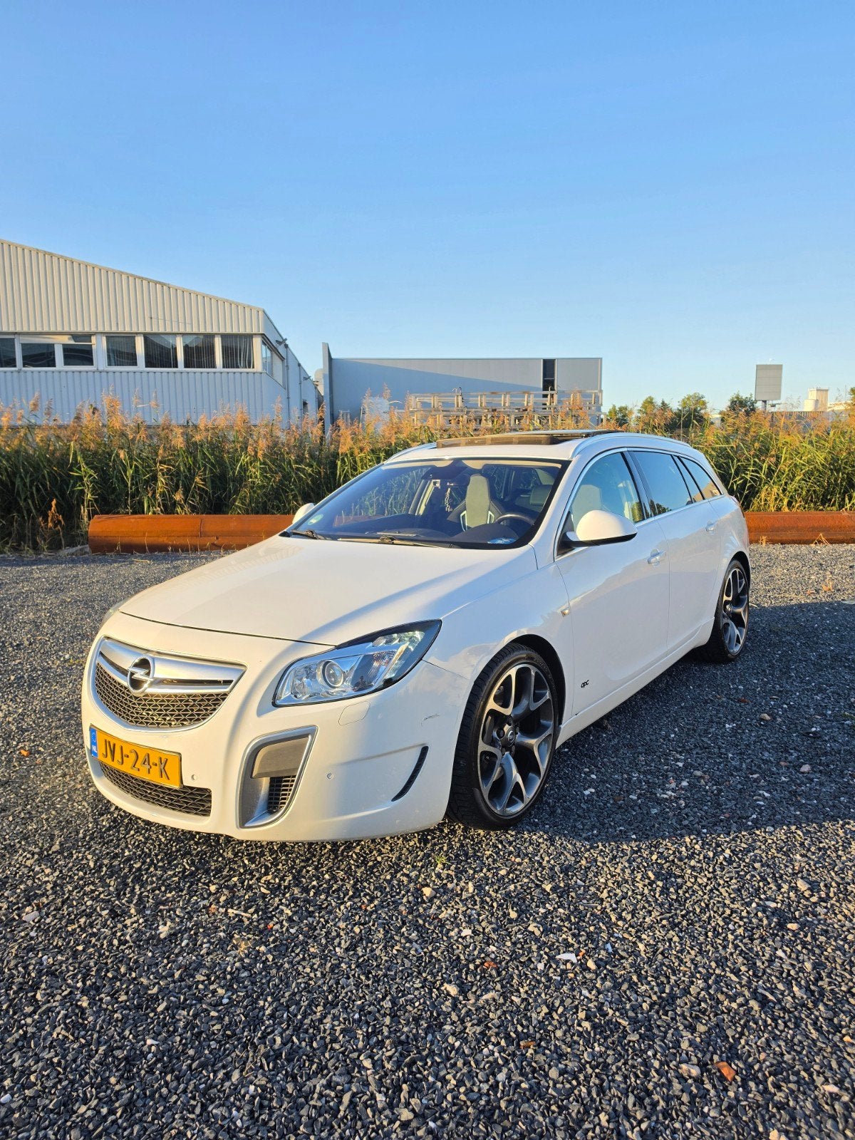 Opel Insignia OPC 2.8 V6 Turbo 325pk automaat 2011, Automaat, Zwart, Wit, Stationwagon