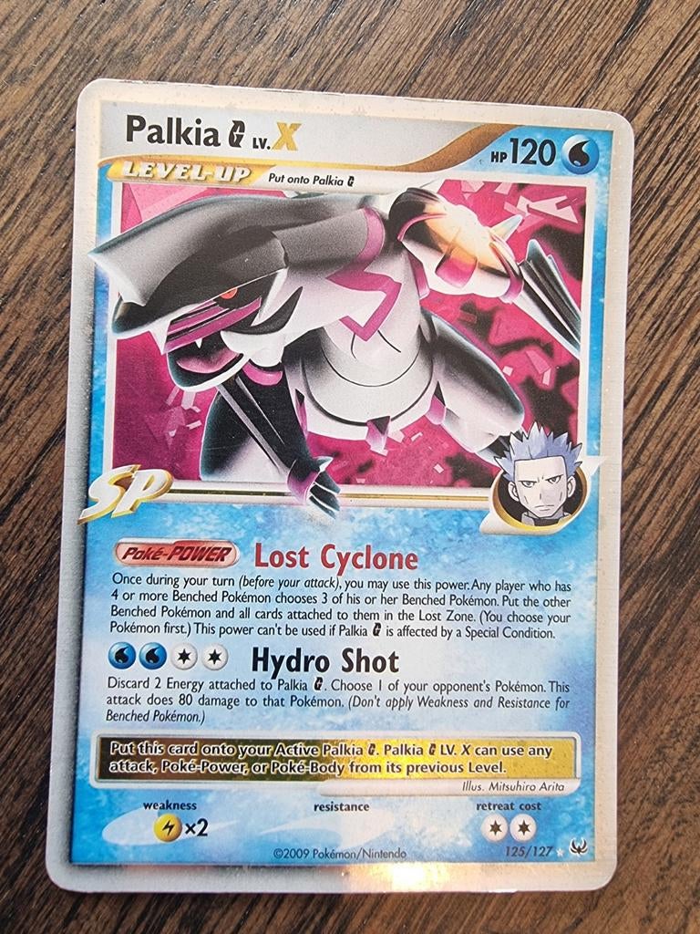 Palkia [G] LV.X (PL 125) Platinum, Hobby en Vrije tijd, Verzamelkaartspellen | Pokémon, Ophalen of Verzenden, Zo goed als nieuw