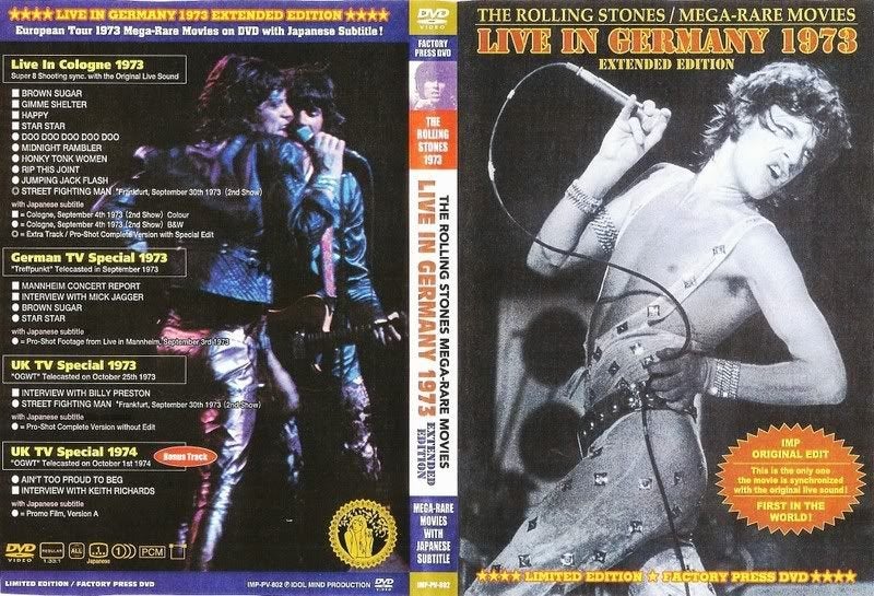 The Rolling stones Live In Germany 1973, Alle leeftijden, Verzenden, Nieuw in verpakking, Concert